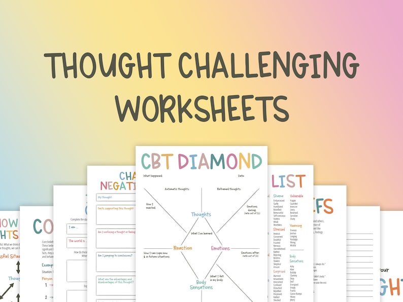 Boîte à outils Cognitive Booster : Restructuration de la pensée et TCC imprimable