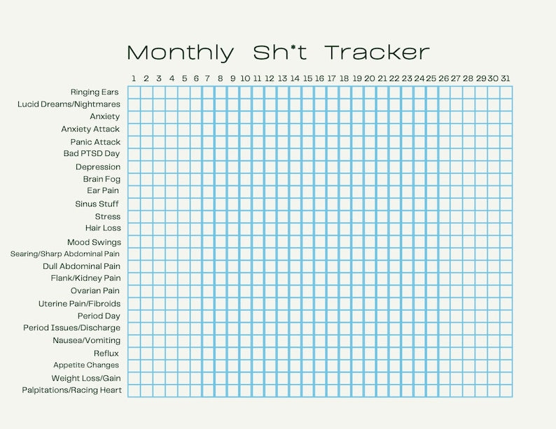 Symptom Tracker for Chronic Conditions_BrainAcademy.store