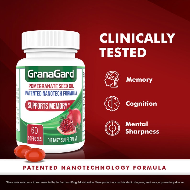 GranaGard Omega 5 : Nano Brain Booster pour la concentration et la mémoire