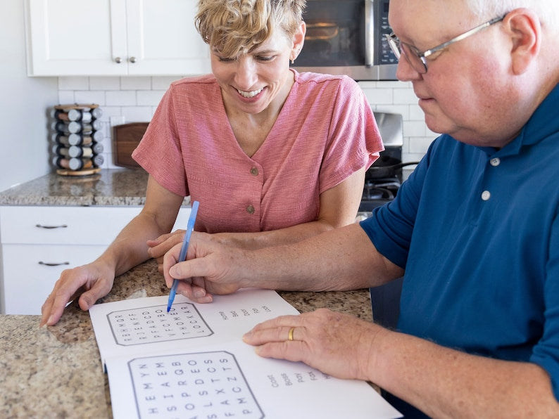 Cahier d'activités pour seniors : Jeux et activités pour la démence et la maladie d'Alzheimer