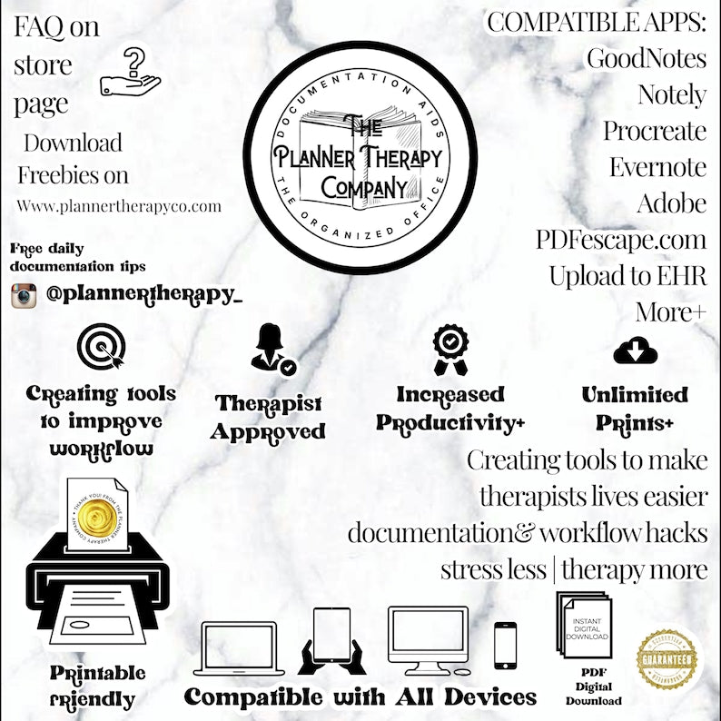 BIRP Psychotherapy Progress Note Template with MSE_BrainAcademy.store