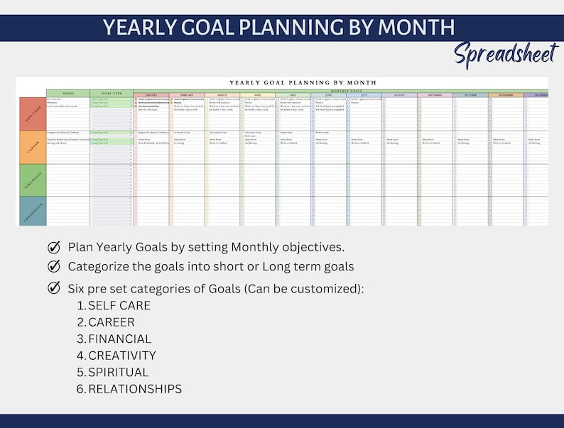 Comprehensive Habit Tracking & Goal Planning Spreadsheet for 2024_BrainAcademy.store