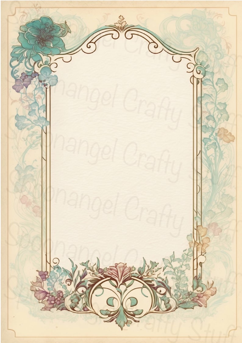 Vintage Manuscript Digital Journal Pages_BrainAcademy.store