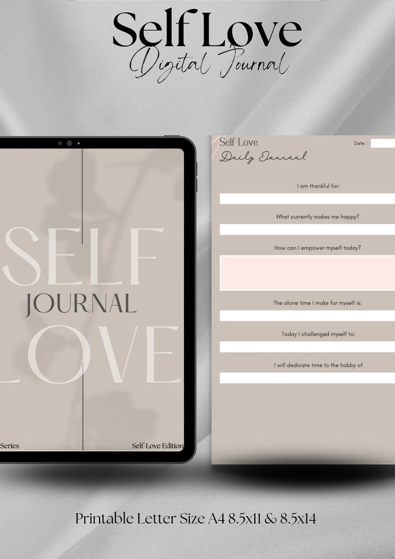 Self-Love Digital Therapy Journal for iPad: Heal and Empower_BrainAcademy.store