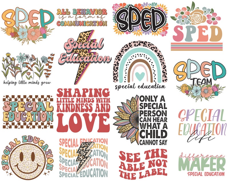 Sped Life Svg Bundle: Shaping Little Minds_BrainAcademy.store