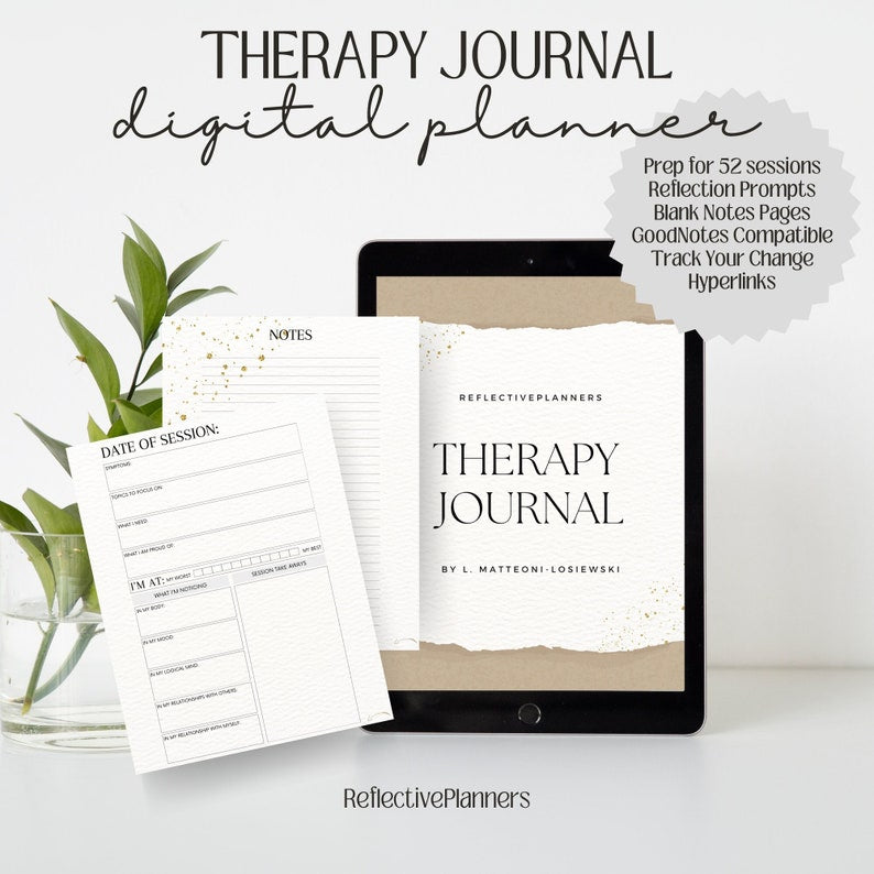 Personalized Therapy Journey: Digital & Printable Tools for Mental Well-being_BrainAcademy.store