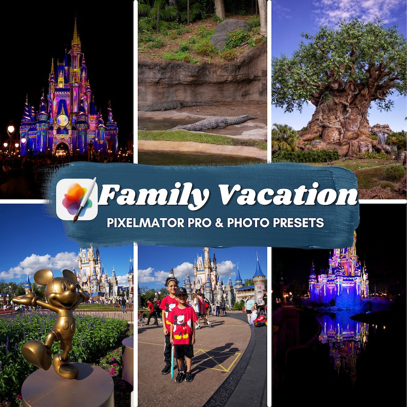 Pixelmator Pro Presets: Elevate Your Family Vacation Memories_BrainAcademy.store