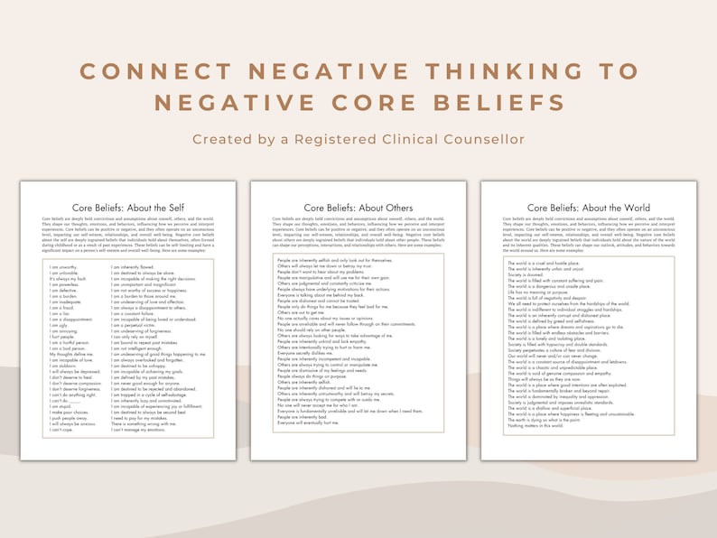 CBT Tool Bundle for Negative Thinking_BrainAcademy.store