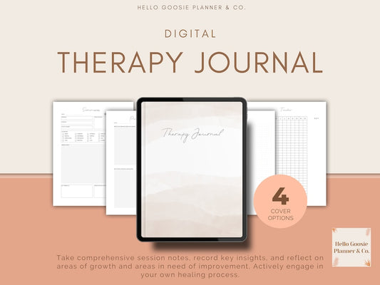 Digital Therapy Toolkit: Comprehensive Journaling and Note-Taking for Mental Health_BrainAcademy.store