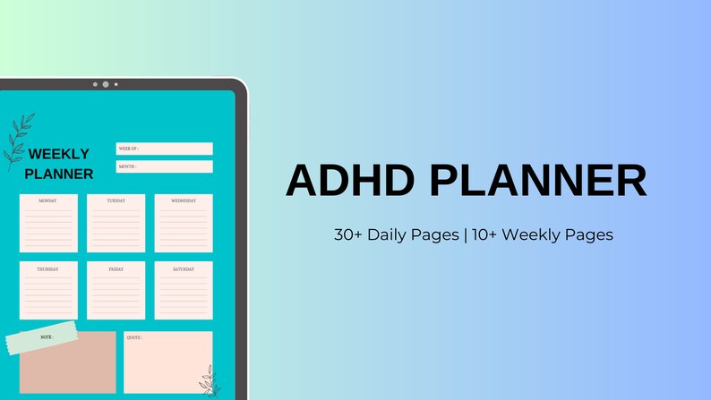 ADHD Digital Planner: Ultimate Productivity for Busy Minds_BrainAcademy.store