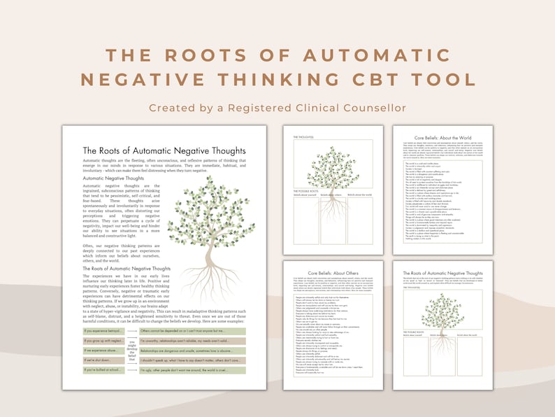 CBT Tool Bundle for Negative Thinking_BrainAcademy.store