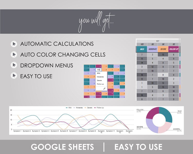 Symptom & Pain Tracker for Chronic Conditions & Pregnancy_BrainAcademy.store