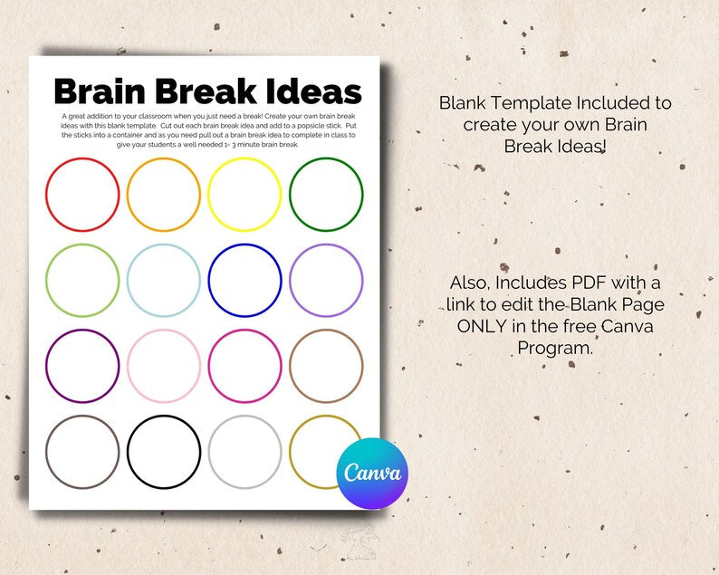 Brain Boosters: Movement and Game Breaks for Kids_BrainAcademy.store