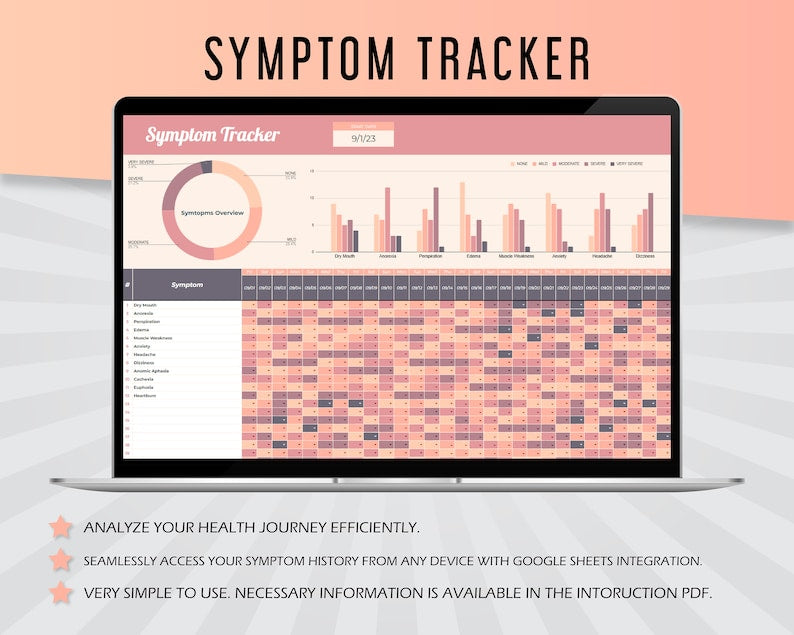 Comprehensive Symptom Monitoring Journal_BrainAcademy.store