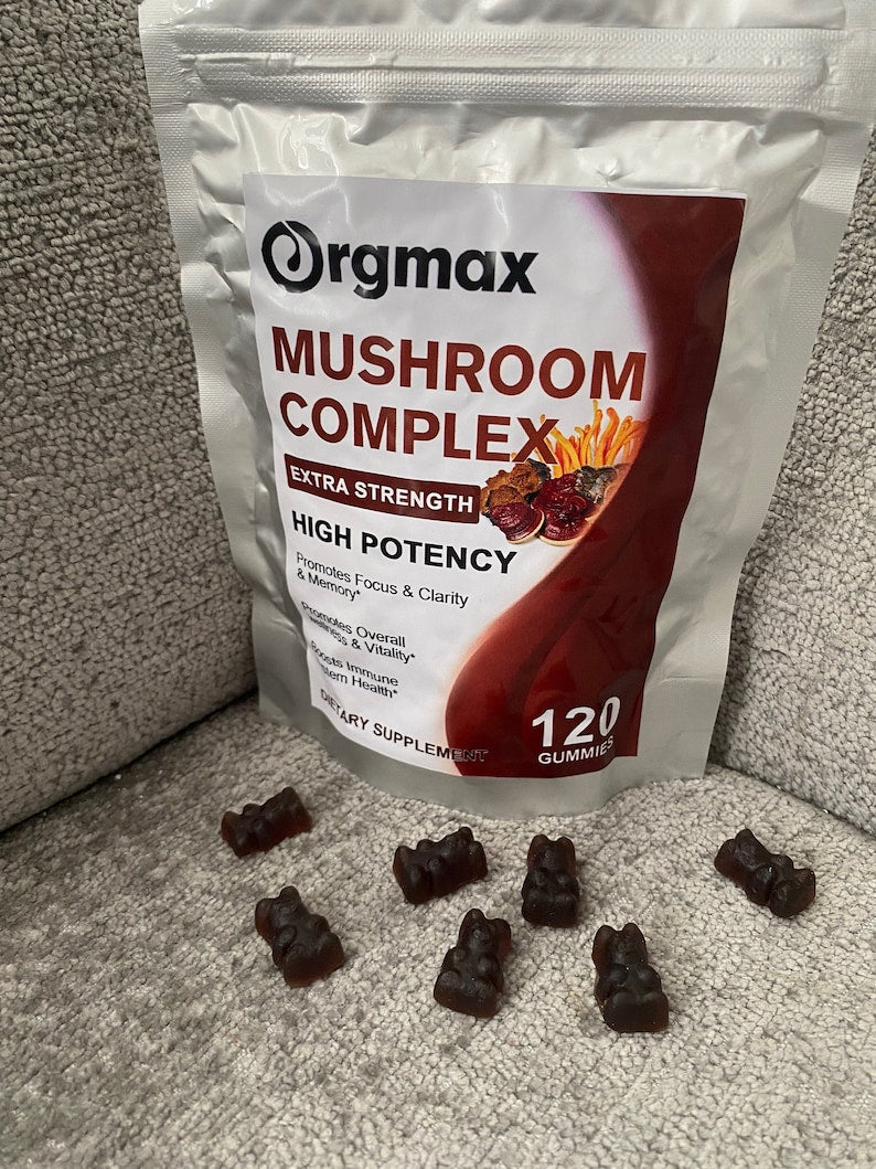 120x Mixed Mushroom Gummies: Brain Boost & Focus_BrainAcademy.store