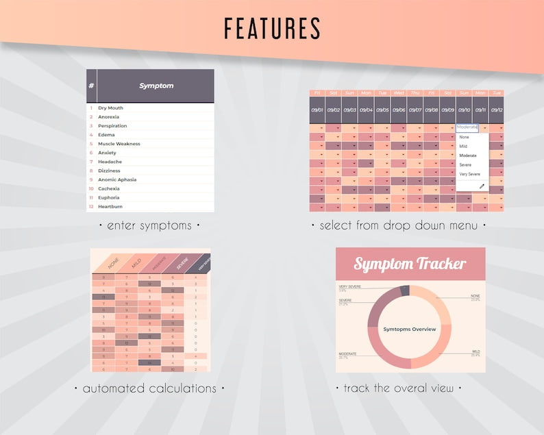 Comprehensive Symptom Monitoring Journal_BrainAcademy.store