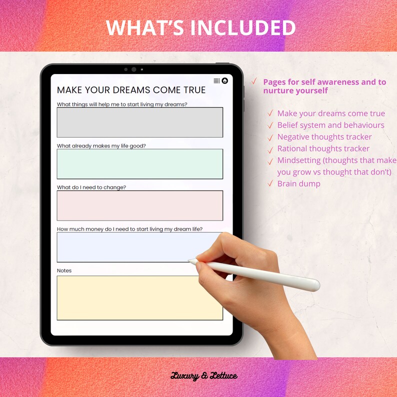 Digital Therapy Journal for Anxiety & Self-Care_BrainAcademy.store