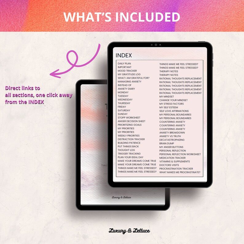 Digital Therapy Journal for Anxiety & Self-Care_BrainAcademy.store