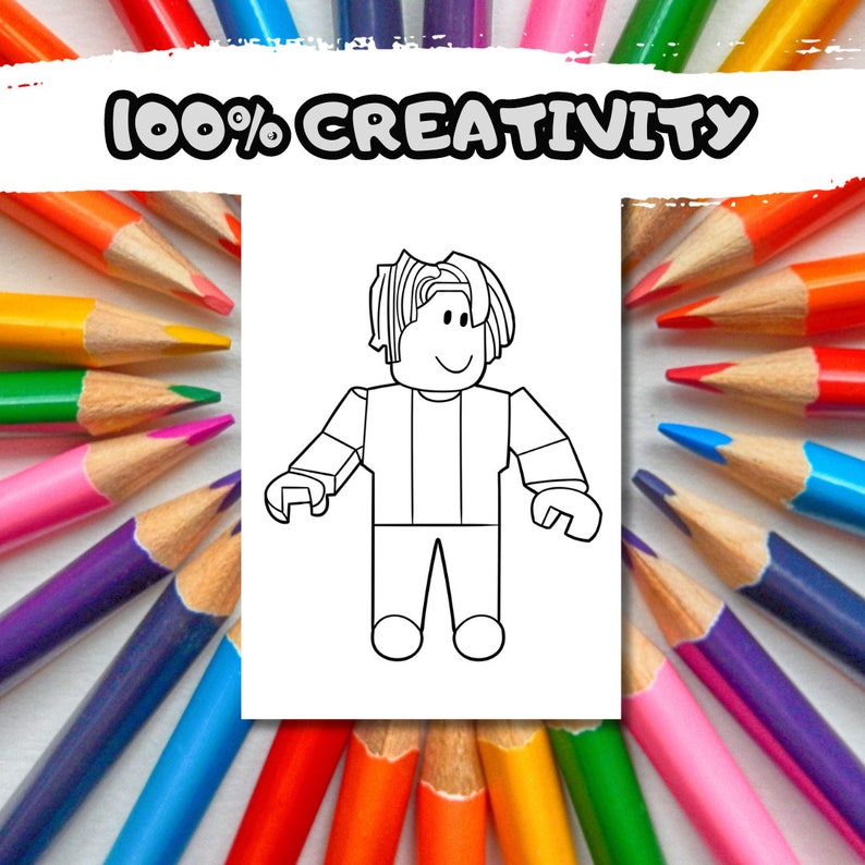 ROBLOX Coloriage Aventure : 30 pages imprimables pour les enfants