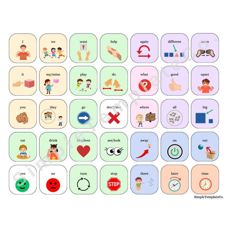 Digital AAC Communication Board for Autism