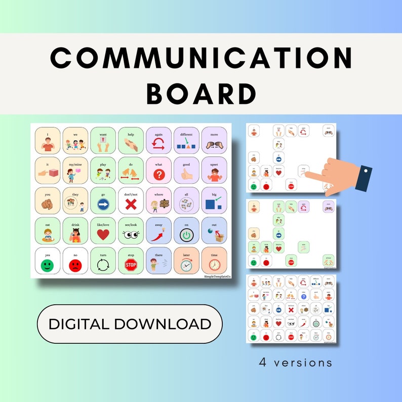 Digital AAC Communication Board for Autism