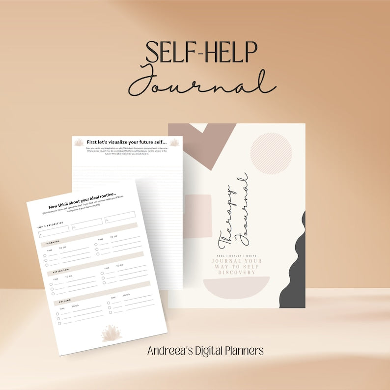 Interactive Mental Health Toolkit: Digital Journal, Workbook, and Planner_BrainAcademy.store