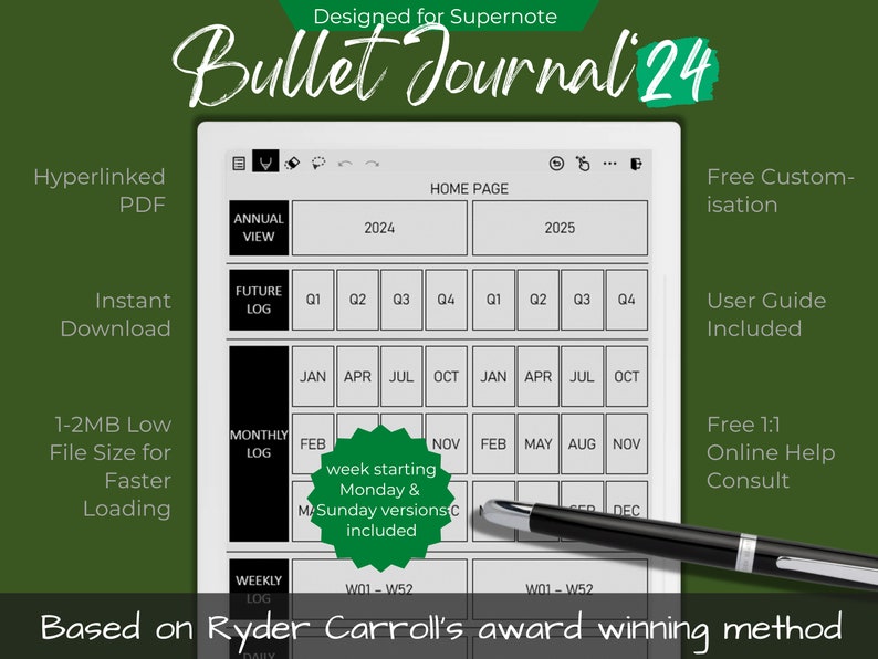 Supernote: The Ultimate Digital Bullet Journal_BrainAcademy.store