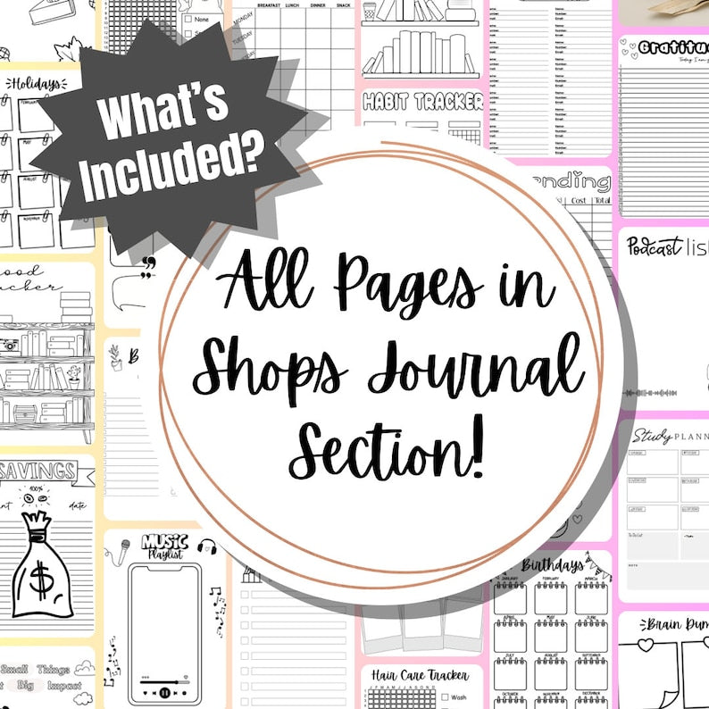 Complete Pre-Made Printable Journal Bundle_BrainAcademy.store