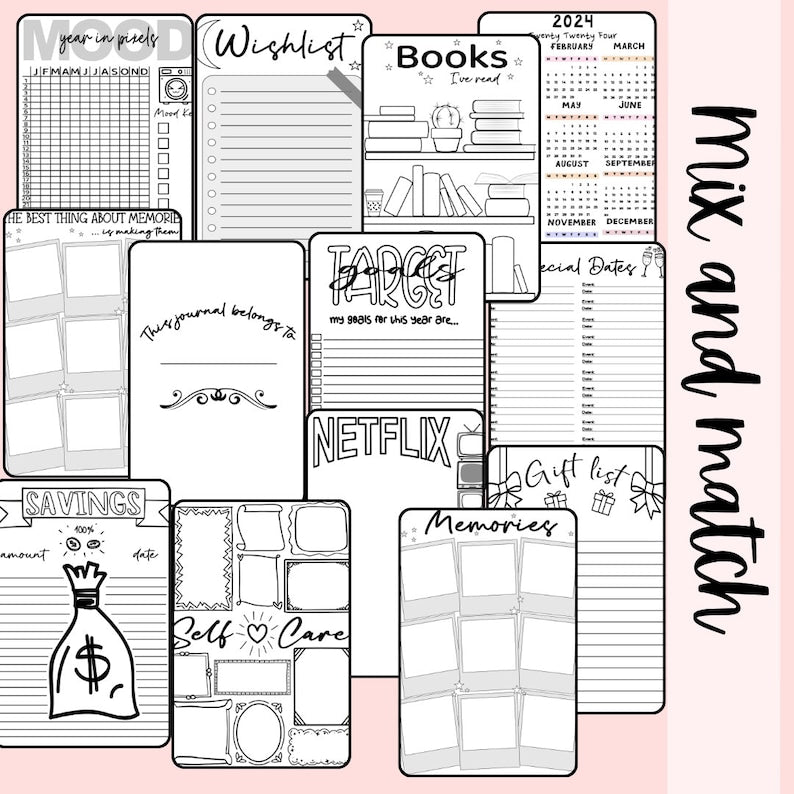 Complete Pre-Made Printable Journal Bundle_BrainAcademy.store