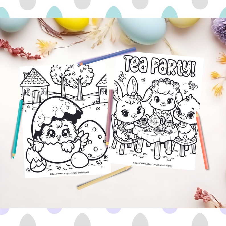 Adorable Kawaii Easter Coloring Adventure_BrainAcademy.store