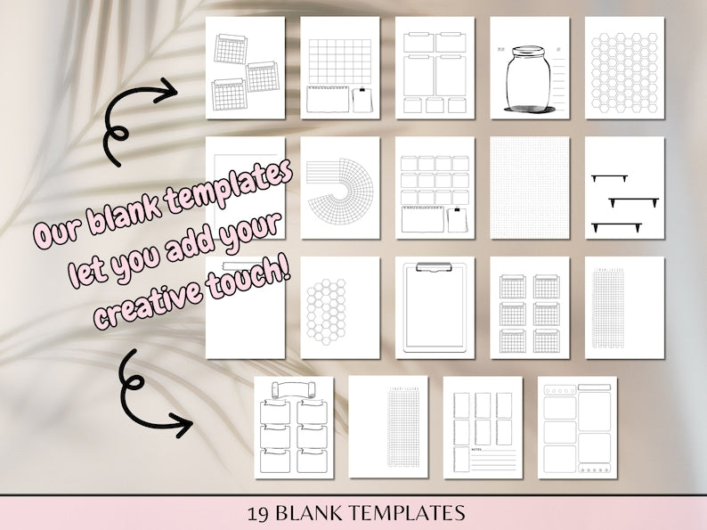 Printable Customizable Bullet Journal Planner_BrainAcademy.store