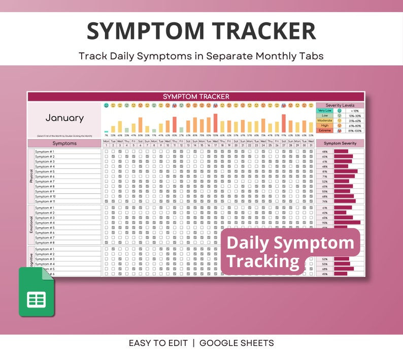 Symptom Tracker: Track, Analyze, & Manage Your Health_BrainAcademy.store