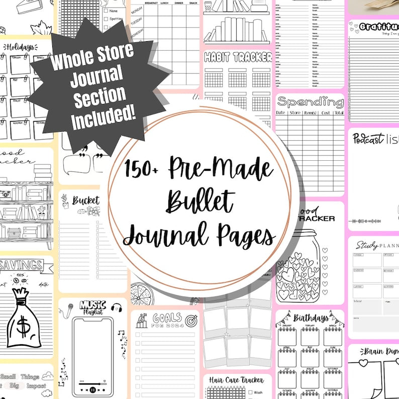 Complete Pre-Made Printable Journal Bundle_BrainAcademy.store