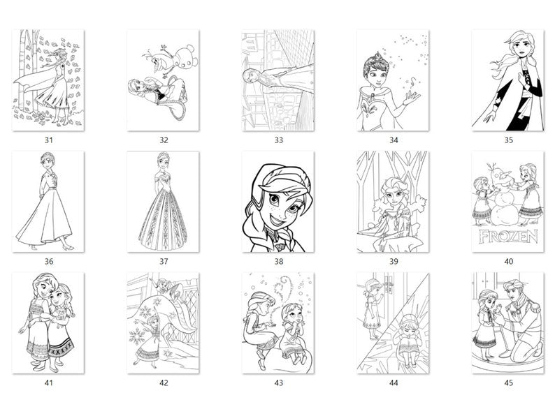 Fiesta La Reine des Neiges : coloriages, cliparts et imprimables pour les enfants