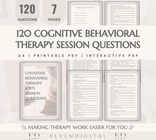 CBT Tools: Empowering Therapists with Thought-Pattern Analysis_BrainAcademy.store