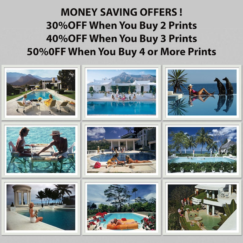 Last-minute Adjustments: Vintage Slim Aarons Luxury Print_BrainAcademy.store