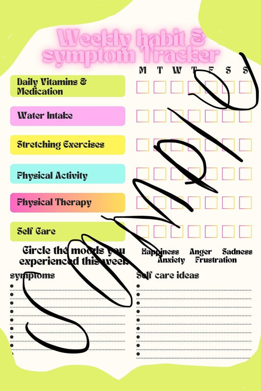 Weekly Mind & Body Tracker_BrainAcademy.store