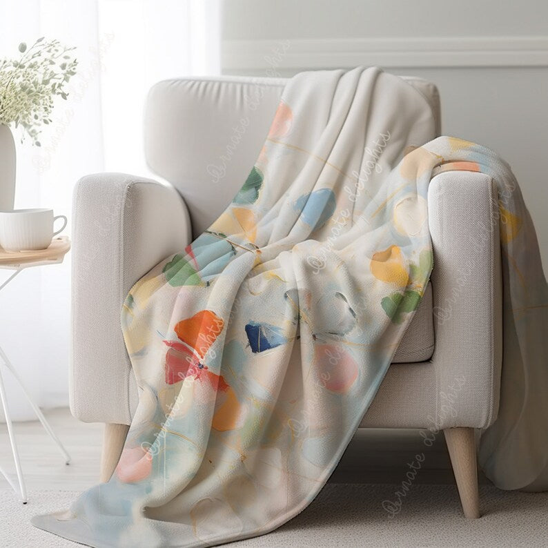 6-in-1 Blanket Mockup Bundle: Realistic Sherpa, Velveteen Throws_BrainAcademy.store